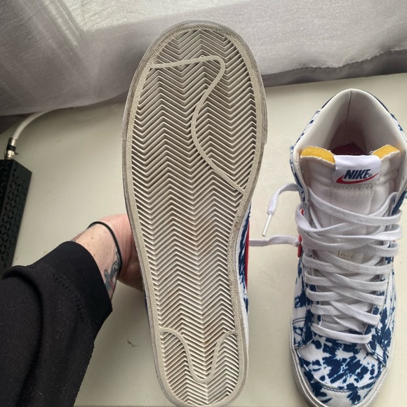 2020 NIKE BLAZER MID ‘77 VINTAGE “BLUE TIE-DYE”SIZE 9 - Picture 5 of 11